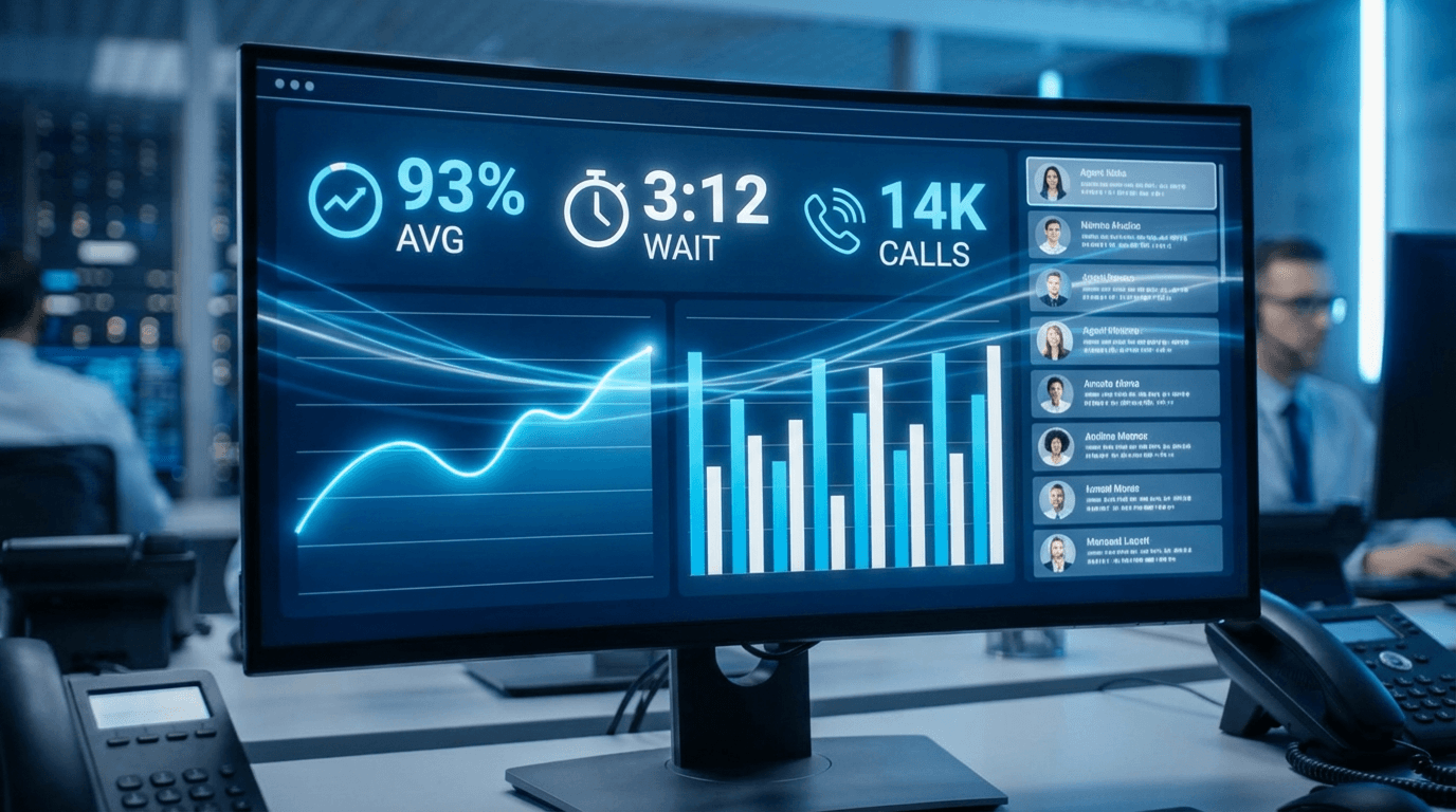 Dashboard de performance ComoCall